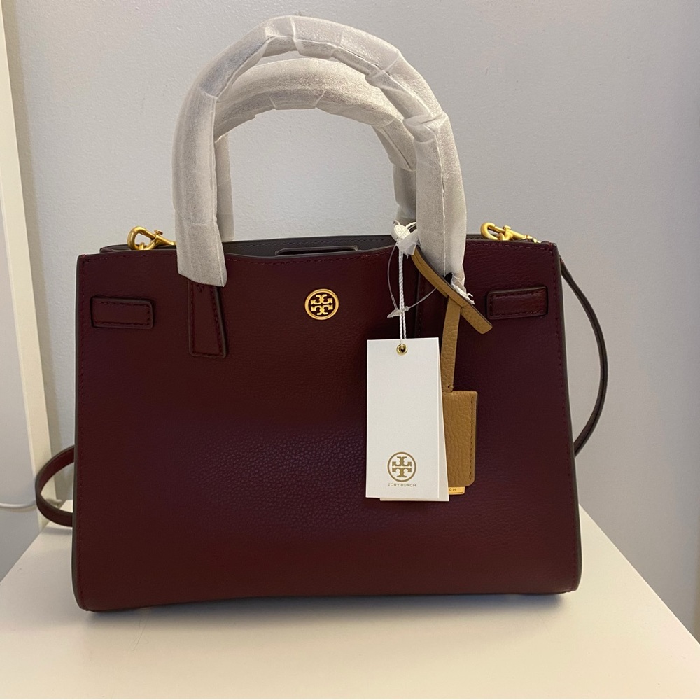 Tory Burch Red Burgundy Handbag